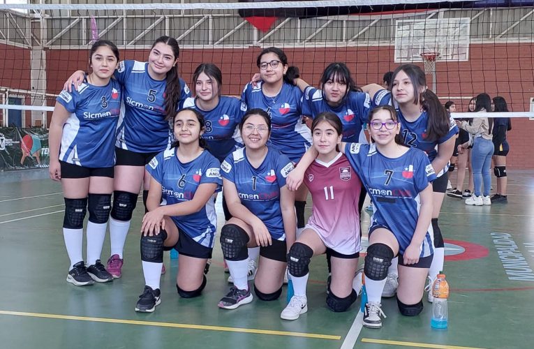 Escuela Nivequetén avanza a la etapa Provincial en Vóleibol Femenino Sub 13